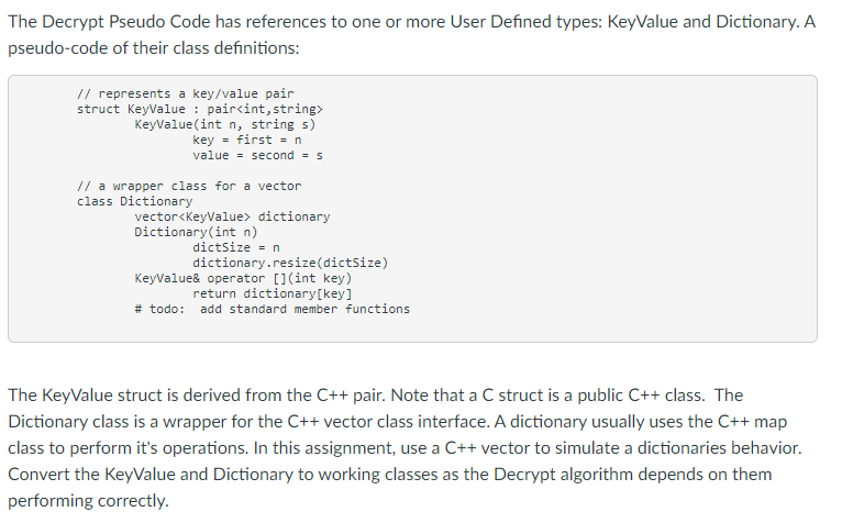 Convert the following pseudo-code to C++ code, and | Chegg.com
