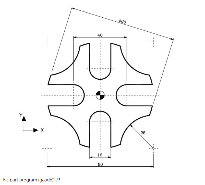 Solved Nc part program (gcode)??? | Chegg.com