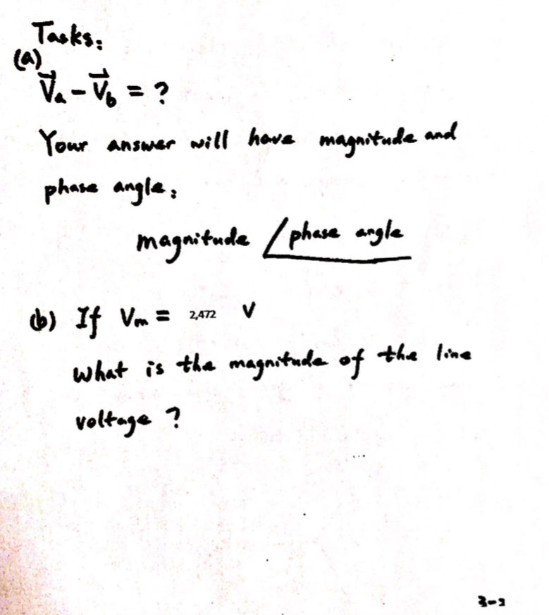 Solved 3. This is related to the three phase Voltage | Chegg.com
