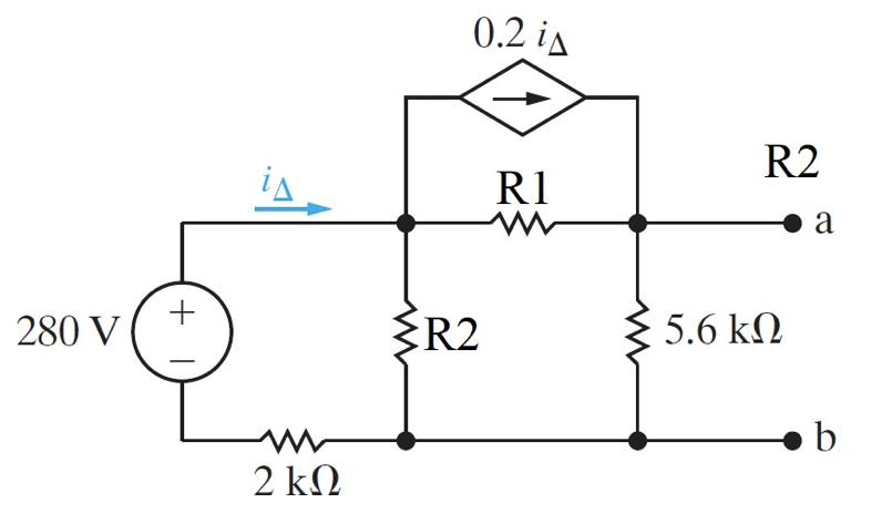 Solved 1.B For the circuit shown, find the Thevenin voltage. | Chegg.com