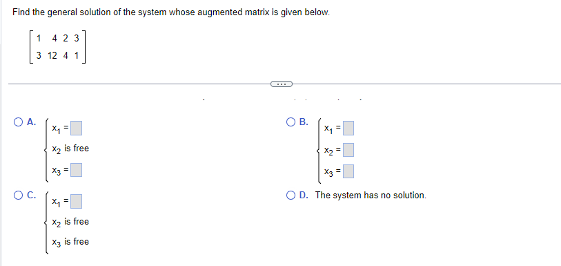 Solved Find the general solution of the system whose Chegg