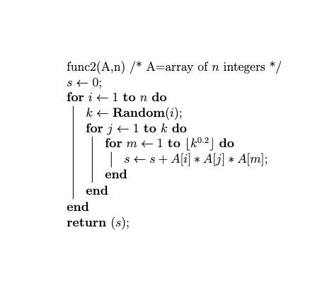 Solved Give the asymptotic running time of each of the | Chegg.com