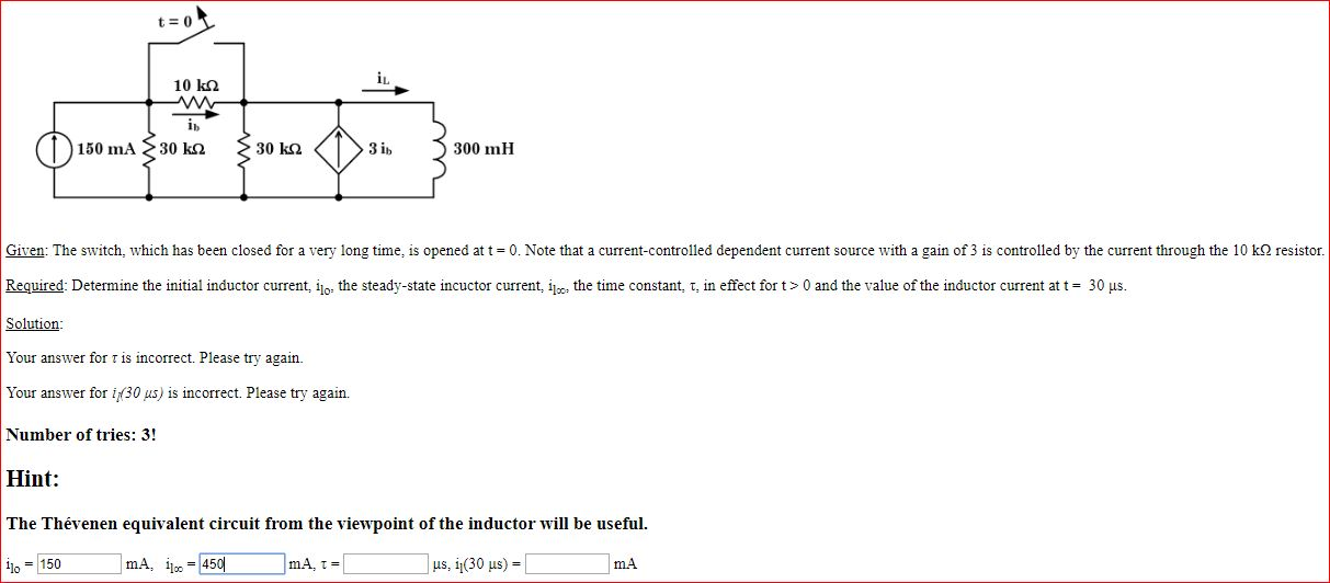 Solved 10 K 2 1 150 Ma 330 K12 330 Ka 13 I 300 Mh Given Chegg Com