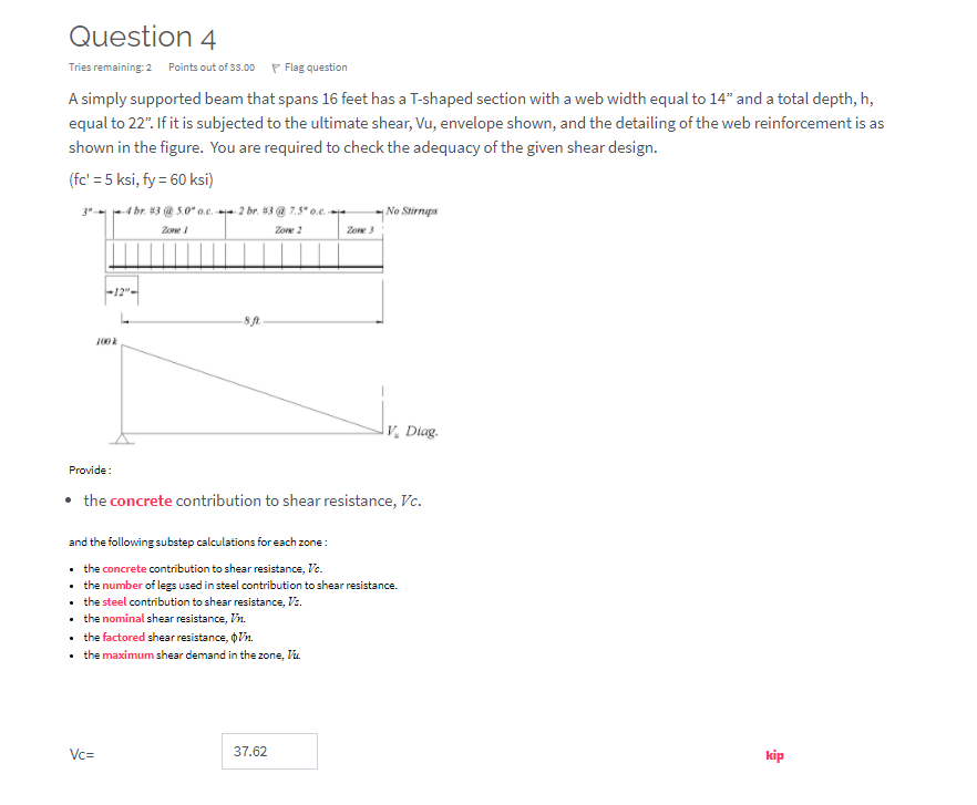 Solved Flag question Question 4 Tries remaining 2 Points out | Chegg.com