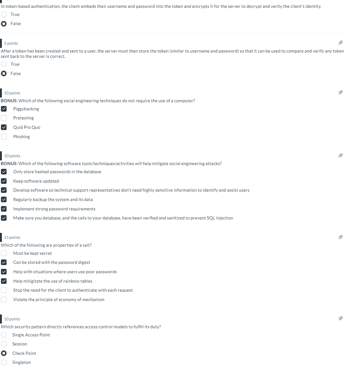 Solved Are These Answers Correct Chegg