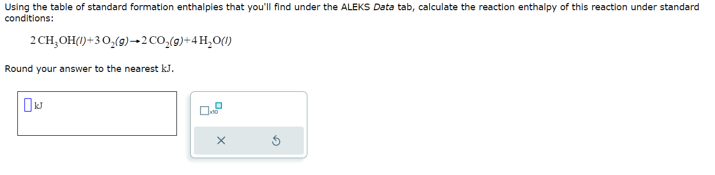 Solved Using the table of standard formation enthalpies that | Chegg.com