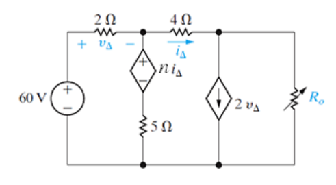 Solved The Variable Resistor (Ro) In The Circuit In (Figure | Chegg.com