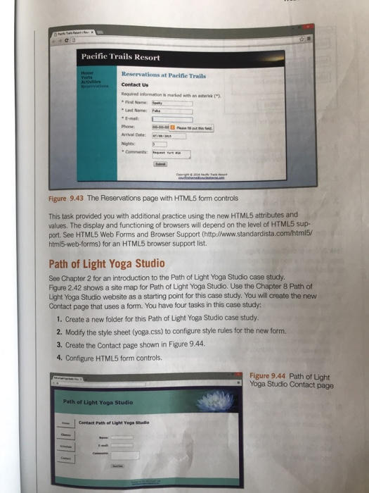 Solved Task 4: Configure HTML5 Form Controls. Get more | Chegg.com