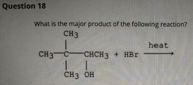 Solved Question 14 Draw the major product of the following | Chegg.com