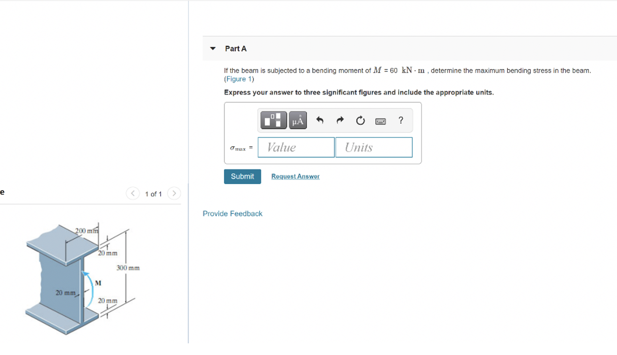 Solved Part A If The Beam Is Subjected To A Bending Moment | Chegg.com