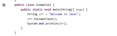 Solved 2) public class Example12 { public static void | Chegg.com