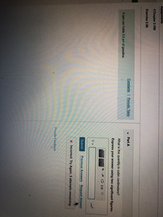 Solved What is this quantity in cubic centimeters?