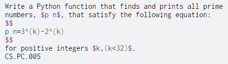 Solved Write a Python function that finds and prints all | Chegg.com