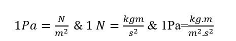 Solved 1Pa=m2N&1N=s2kgm&1 Pa=m2⋅s2kg⋅mAn orifice plate is a | Chegg.com