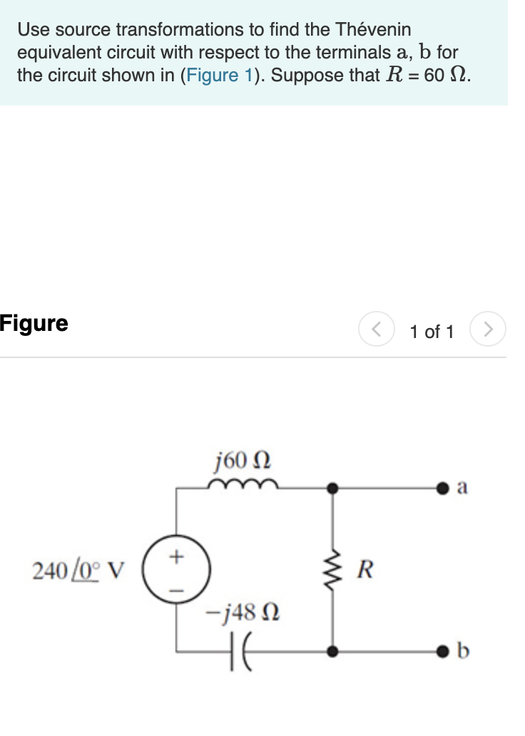 Solved Use source transformations to find the Thévenin | Chegg.com