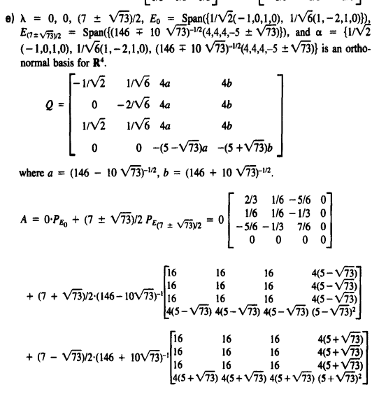 Verify The Spectral Theorem For Each Of The Following