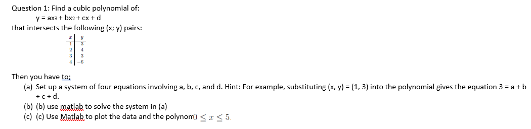 Solved If you have a matlab please solve the question below. | Chegg.com