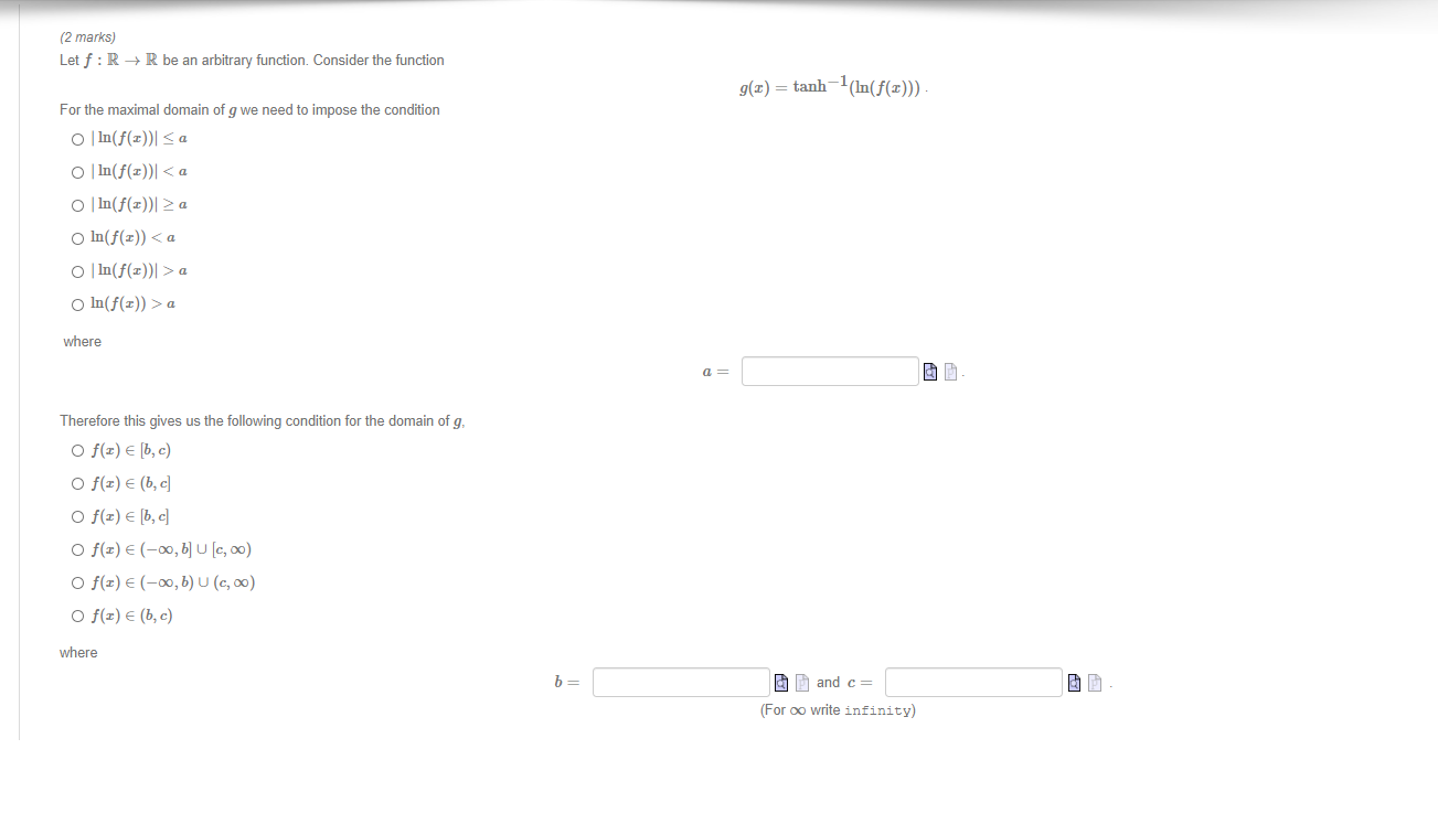 Solved 2 Marks Let F R R Be An Arbitrary Function Co Chegg Com