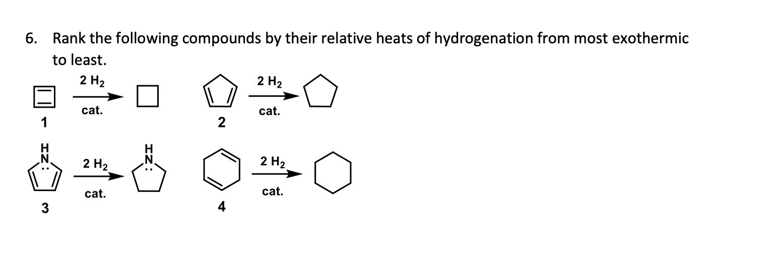 Solved 5. Which Of The Following Molecules Are Aromatic? I | Chegg.com