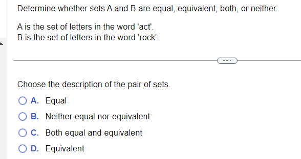 solved-determine-whether-sets-a-and-b-are-equal-equivalent-chegg