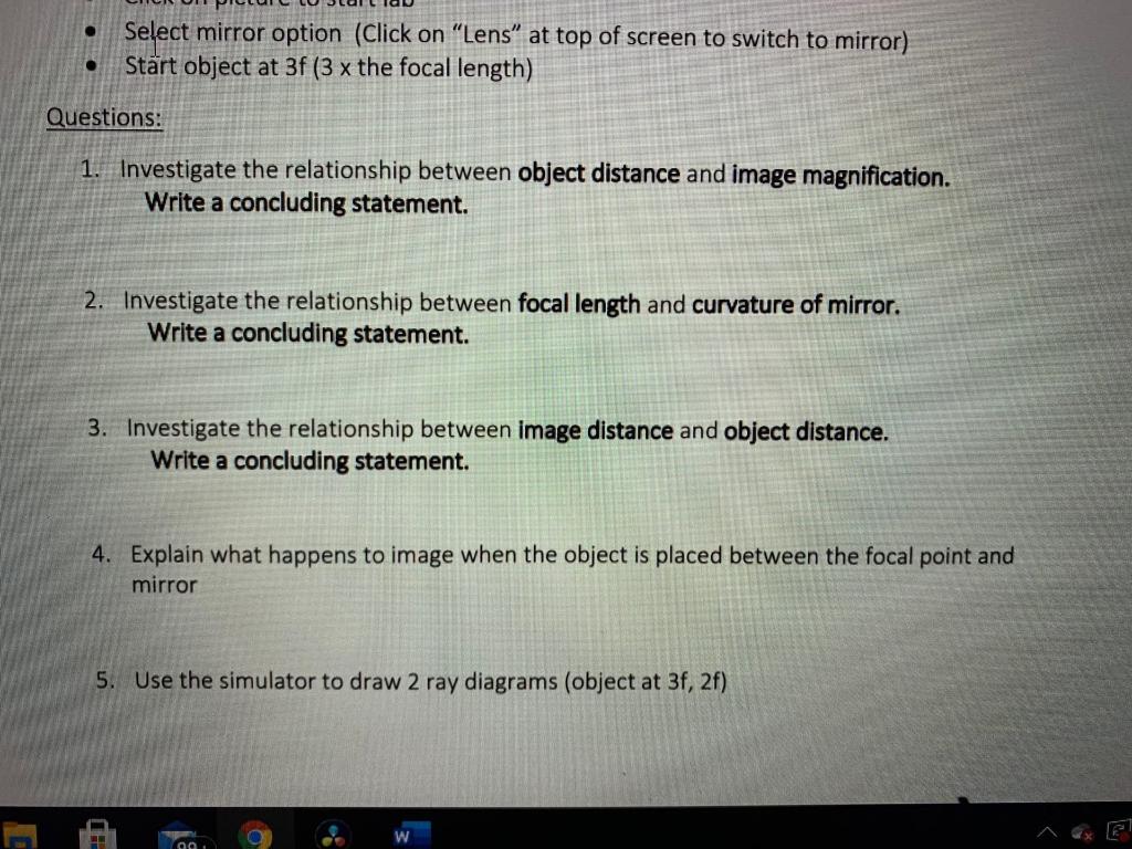 Solved Select mirror option (Click on "Lens” at top of