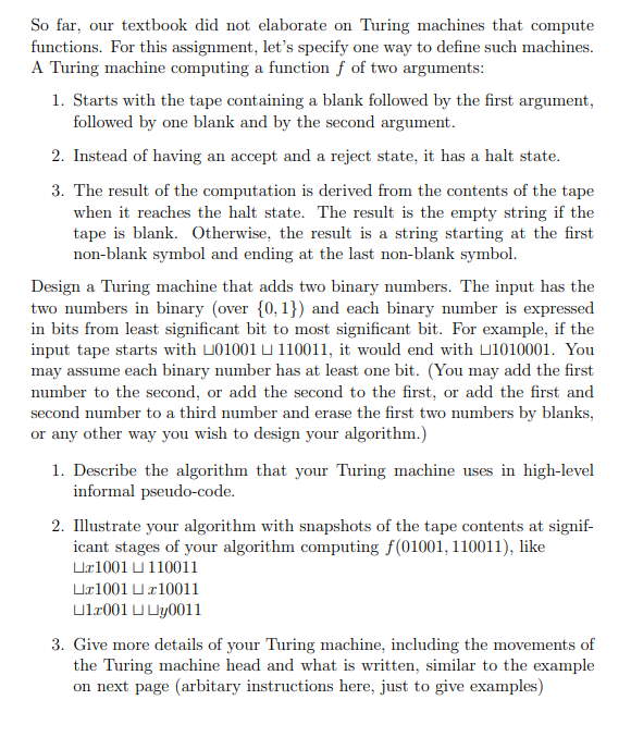 Turing Machine Definition, Computation & Examples