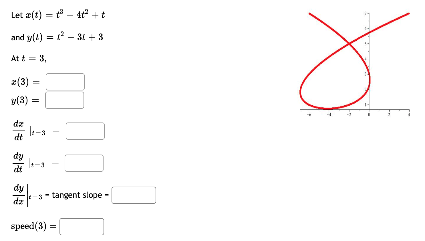 Solved Let A T 4 2 T 6 And Y T T 3t 3 5 Chegg Com