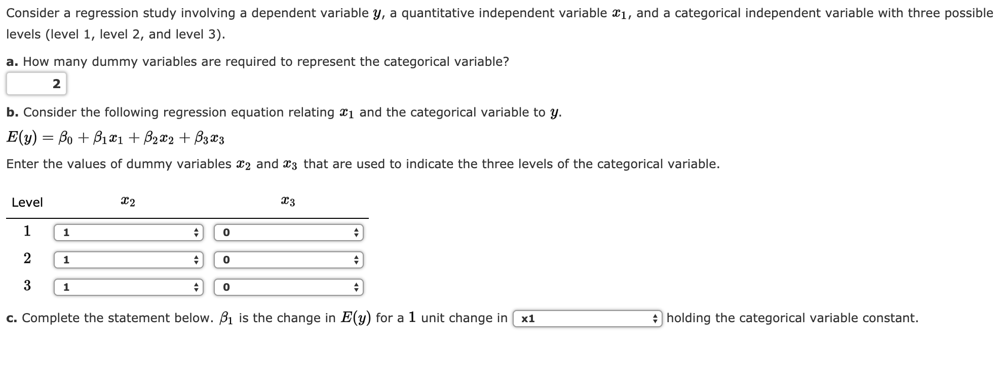 Solved Consider A Regression Study Involving A Dependent Chegg Com