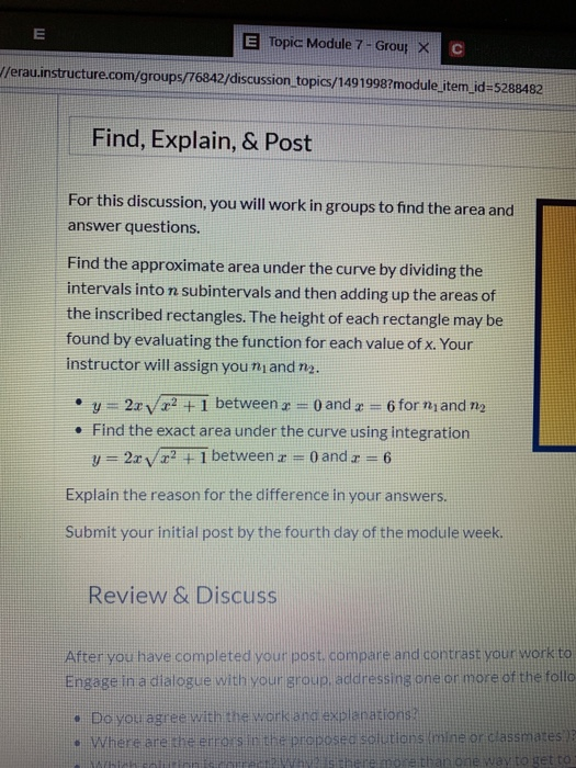 Solved E Topic Module 7- Group X | Chegg.com