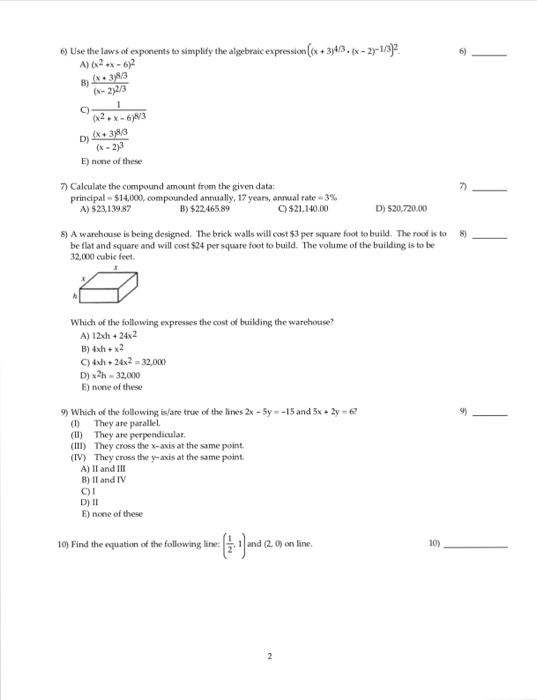 Solved 0 Use the laws of exponents to simplify the algebraic | Chegg.com