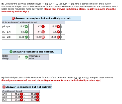Solved PLEASE HELP GET THE CORRECT ANSWERS FOR PART B and C! | Chegg.com