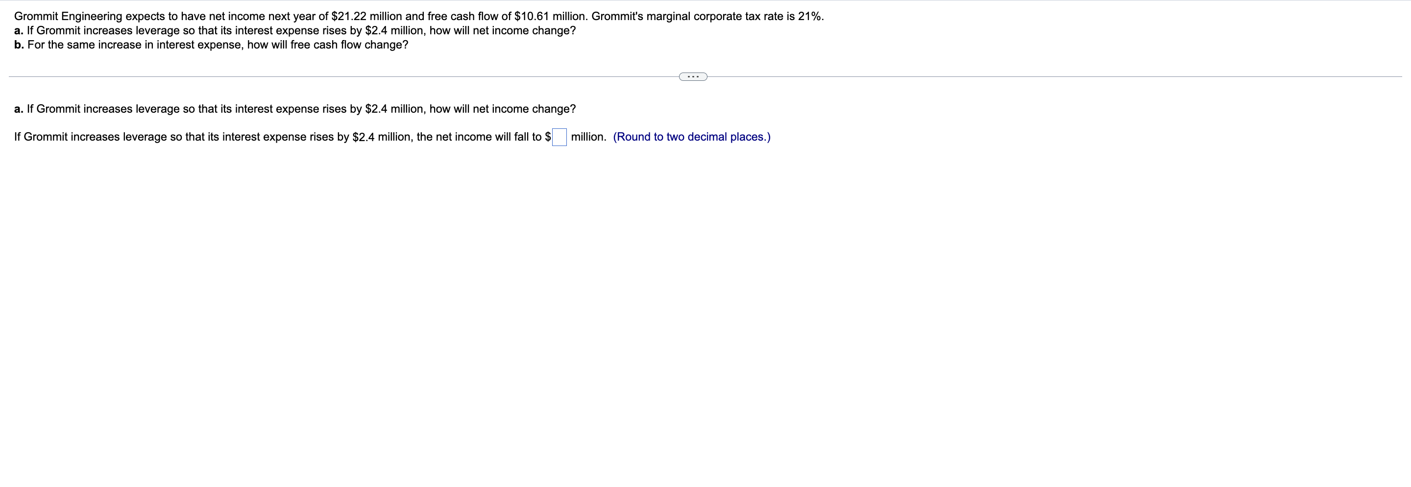 Solved Grommit Engineering expects to have net next