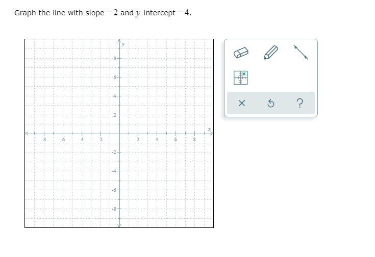 Solved Graph the line x = 8. Х 5 ? 8 2 6 The function g is | Chegg.com