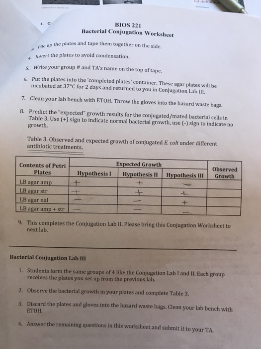 Antibiotic Resistance Can We Ever Win Worksheet Answers