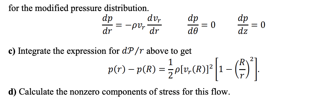 Solved 2. Steady State Radial Flow Between Two Very Long | Chegg.com