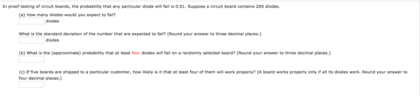 Solved In proof testing of circuit boards, the probability | Chegg.com