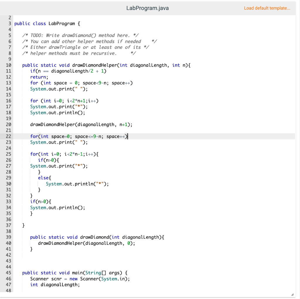 Solved JAVA - NEED HELP FIXING THIS CODE. CODE RUNS BUT IT | Chegg.com