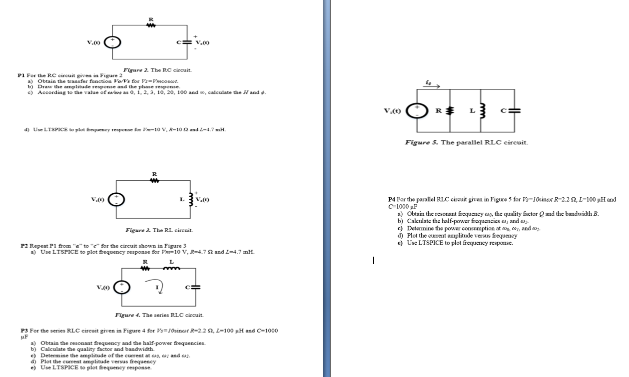 Cv 0 Figure 2 The Rc Circuit P1 For The Rc Circuit Chegg Com