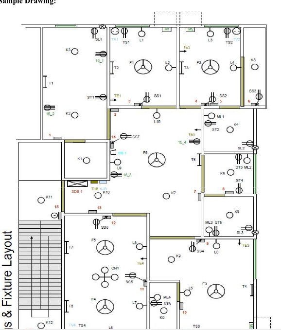 Solved Experiment # 07: Drawing the proper electric Fittings | Chegg.com