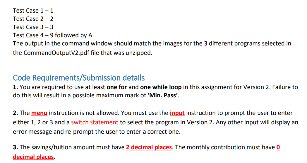 lab assignment 3 tuition savings calculator