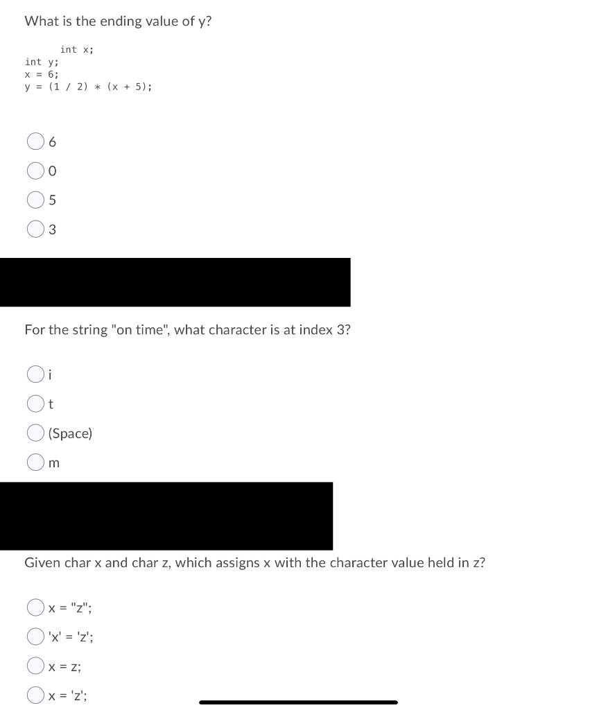 Solved What Is The Ending Value Of Y Int X Int Y X 6 Y Chegg