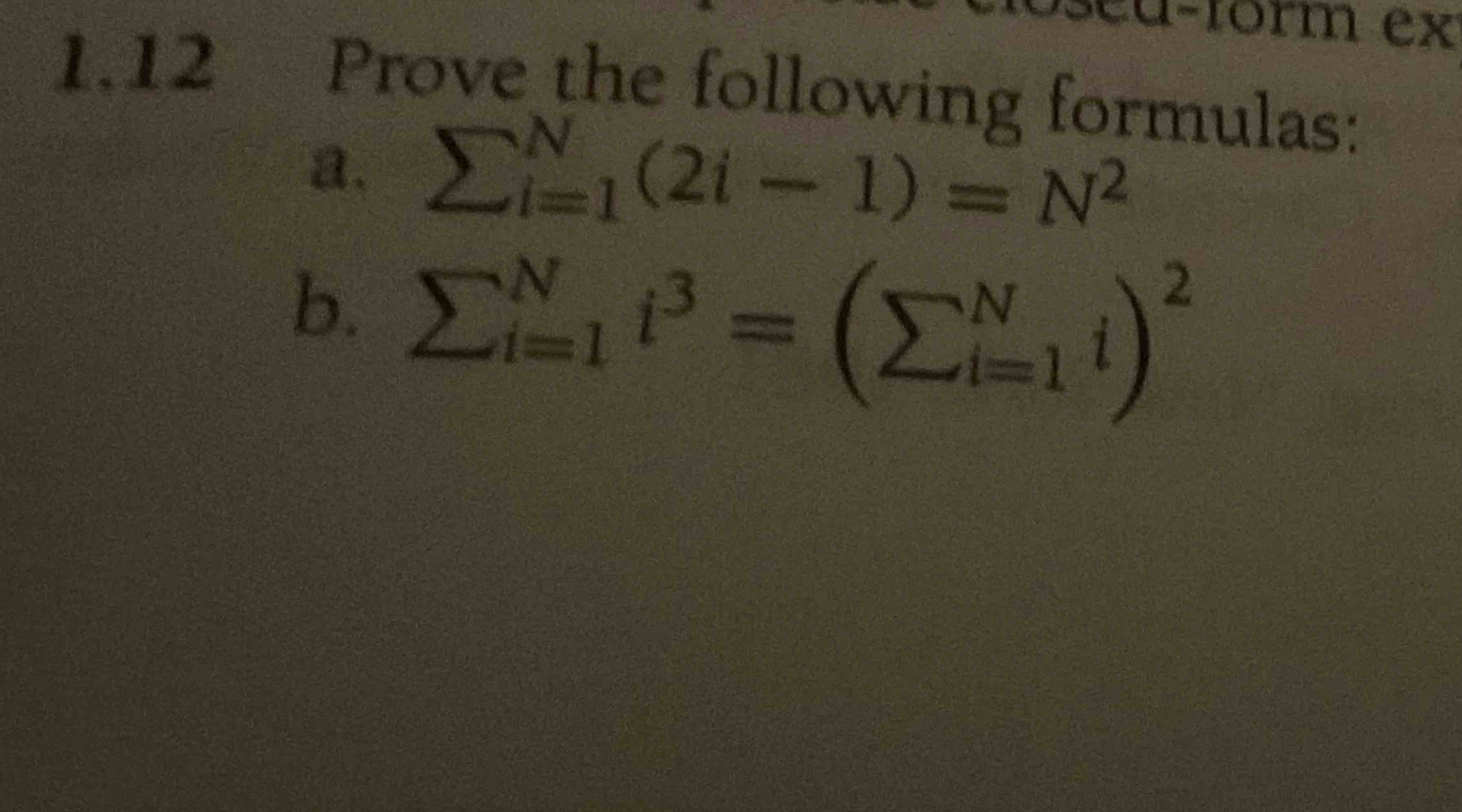 Solved 1.12 ﻿Prove The Following | Chegg.com