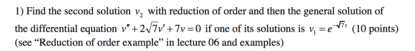 Solved 3) Find the characteristic equation and the | Chegg.com