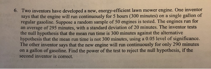Solved Two inventors have developed a new, energy-efficient | Chegg.com