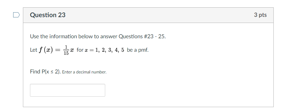 Solved Question 27 3 pts Use the information below to answer | Chegg.com
