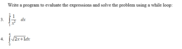 Solved Write a program to evaluate the expressions and solve | Chegg.com