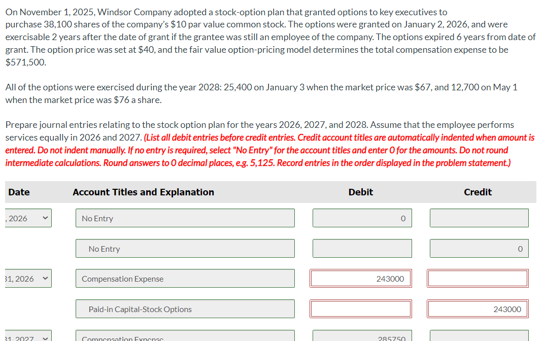 Solved On November 1,2025 , Windsor Company adopted a