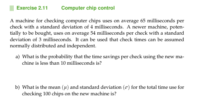 Solved |||| Exercise 2.11 Computer chip control A machine | Chegg.com