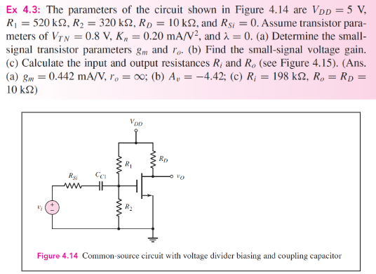 Solved Ex 4.3: The parameters of the circuit shown in Figure | Chegg.com