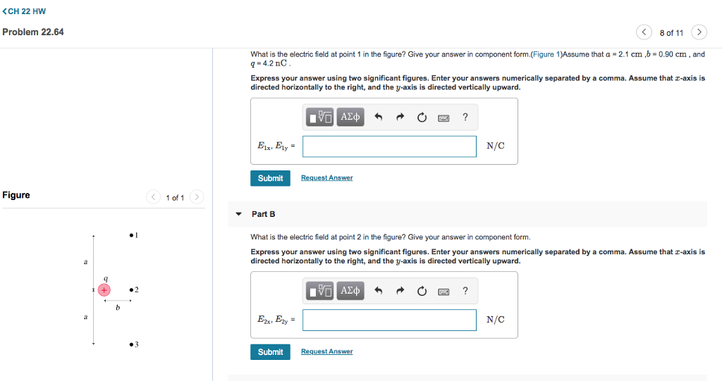 Solved KCH 22 HW Problem 22.64 8 of 11 What is the electric | Chegg.com